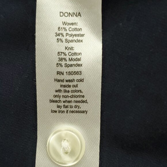 Hinson Wu Donna Long Sleeve Wing Collar Preppy Office Career Button Shirt XS - Picture 12 of 12